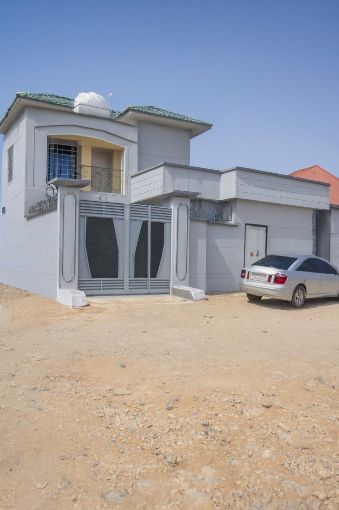 Gated Villa Entrance
